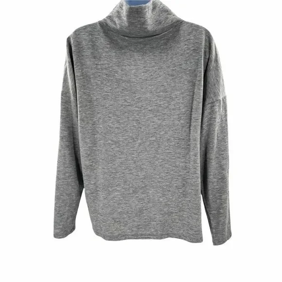 Joy Lab Grey Turtleneck Fleece Lined Sweater XS - Picture 2 of 7